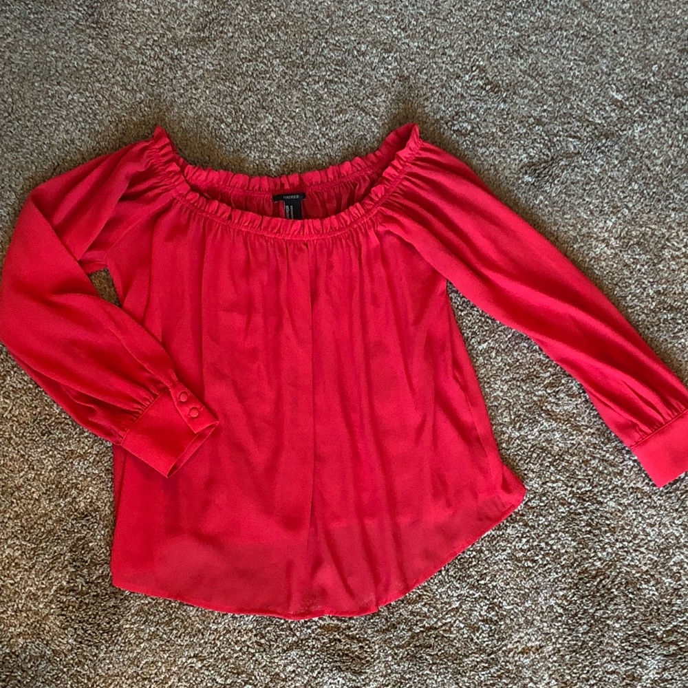 Off the shoulder blouse